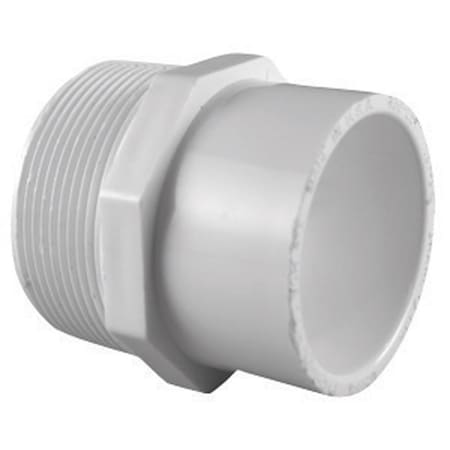 Charlotte Pipe And Foundry Charlotte Pipe Schedule 40 1-1/4 in. MPT X 1-1/2 in. D Slip PVC Pipe Adapter 1 pk PVC 02110 1100